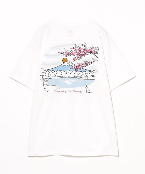 BEAMS JAPAN(ビームス ジャパン)の「〈UNISEX〉BEAMS JAPAN / 別注 富士山 Tシャツ(Tシャツ/カットソー・メンズ・ホワイト・LARGE/X-LARGE/MEDIUM/SMALL)」の16枚目の写真