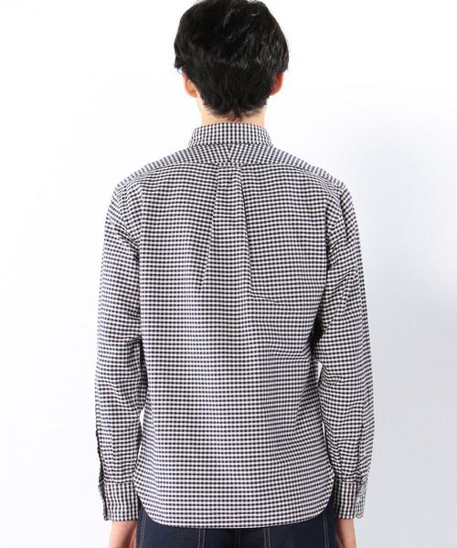 coen(コーエン)の「ギンガムチェックボタンダウンシャツ(シャツ/ブラウス・メンズ・ブラック/ブラウン/ネイビー・SMALL/MEDIUM/LARGE/X-SMALL/X-LARGE)」の15枚目の写真