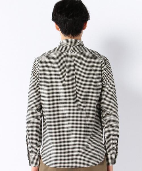 coen(コーエン)の「ギンガムチェックボタンダウンシャツ(シャツ/ブラウス・メンズ・ブラック/ブラウン/ネイビー・SMALL/MEDIUM/LARGE/X-SMALL/X-LARGE)」の13枚目の写真