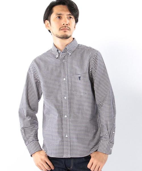 coen(コーエン)の「ギンガムチェックボタンダウンシャツ(シャツ/ブラウス・メンズ・ブラック/ブラウン/ネイビー・SMALL/MEDIUM/LARGE/X-SMALL/X-LARGE)」の21枚目の写真