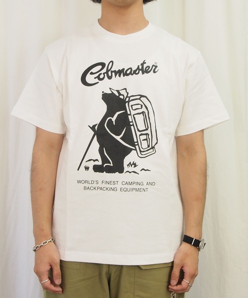 COBMASTER（コブマスター）の「【COBMASTER/コブマスター】COB FRONT LOGO Tee7241/半袖Tシャツ（Tシャツ/カットソー・メンズ・ブラック/イエロー/パープル/オートミール/グリーン/ホワイト・X-LARGE/LARGE/MEDIUM/SMALL）」の7枚目の写真