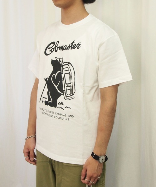COBMASTER（コブマスター）の「【COBMASTER/コブマスター】COB FRONT LOGO Tee7241/半袖Tシャツ（Tシャツ/カットソー・メンズ・ブラック/イエロー/パープル/オートミール/グリーン/ホワイト・X-LARGE/LARGE/MEDIUM/SMALL）」の8枚目の写真