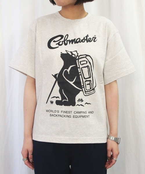 COBMASTER（コブマスター）の「【COBMASTER/コブマスター】COB FRONT LOGO Tee7241/半袖Tシャツ（Tシャツ/カットソー・メンズ・ブラック/イエロー/パープル/オートミール/グリーン/ホワイト・X-LARGE/LARGE/MEDIUM/SMALL）」の9枚目の写真