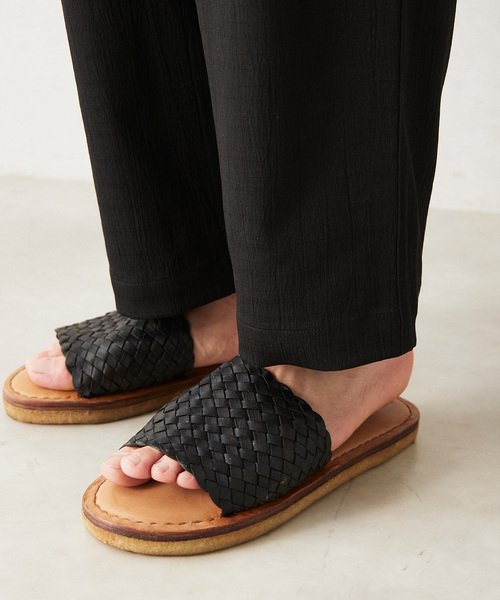 JOURNAL STANDARD relume（ジャーナルスタンダード　レリューム）の「MOHINDERS / モヒンダーズ WOVEN LEATHER SANDALS（サンダル・メンズ・ブラック/ベージュ・90/100/110）」の10枚目の写真