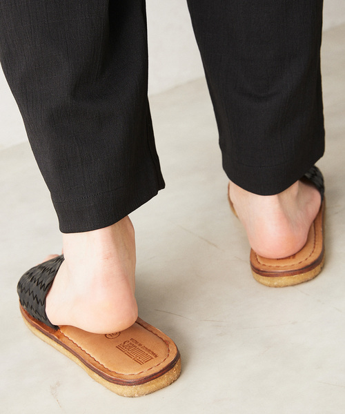 JOURNAL STANDARD relume（ジャーナルスタンダード　レリューム）の「MOHINDERS / モヒンダーズ WOVEN LEATHER SANDALS（サンダル・メンズ・ブラック/ベージュ・90/100/110）」の12枚目の写真
