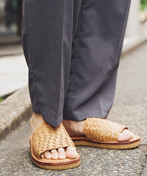 JOURNAL STANDARD relume（ジャーナルスタンダード　レリューム）の「MOHINDERS / モヒンダーズ WOVEN LEATHER SANDALS（サンダル・メンズ・ブラック/ベージュ・90/100/110）」の14枚目の写真