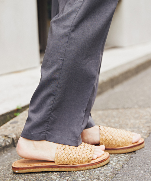 JOURNAL STANDARD relume（ジャーナルスタンダード　レリューム）の「MOHINDERS / モヒンダーズ WOVEN LEATHER SANDALS（サンダル・メンズ・ブラック/ベージュ・90/100/110）」の15枚目の写真