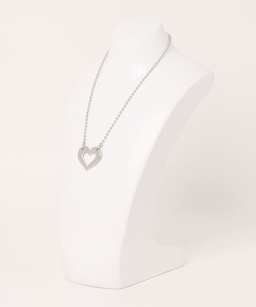 TINA：JOJUN（ティーナジョジュン）の「ハート ペアネックレス TINA：JOJUN（ネックレス・レディース・シルバー・フリー）」の7枚目の写真