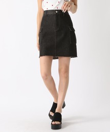 FOREVER 21 | 【2024SS】カーゴミニデニムスカート(デニムスカート)