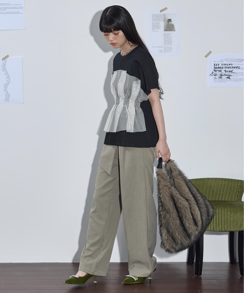 セール】チュールビスチェレイヤードTシャツ（Tシャツ/カットソー