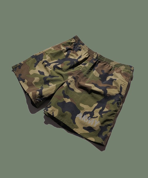 made in standard （メイドインスタンダード）の「MADE IN STANDARD / メイドインスタンダード ARMY SHORTS アーミープリント ショートパンツ（その他パンツ・メンズ・ブラック/パープル/ピンク/グレー/イエロー/カモフラージュ/オリーブ系・SMALL/MEDIUM/LARGE/X-LARGE）」の7枚目の写真