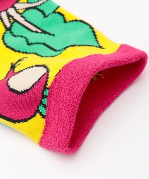 チチカカ（チチカカ）の「フードモチーフソックス 23-25cm（ソックス/靴下・レディース・イエロー/ホワイト/ブルー・FREE）」の8枚目の写真