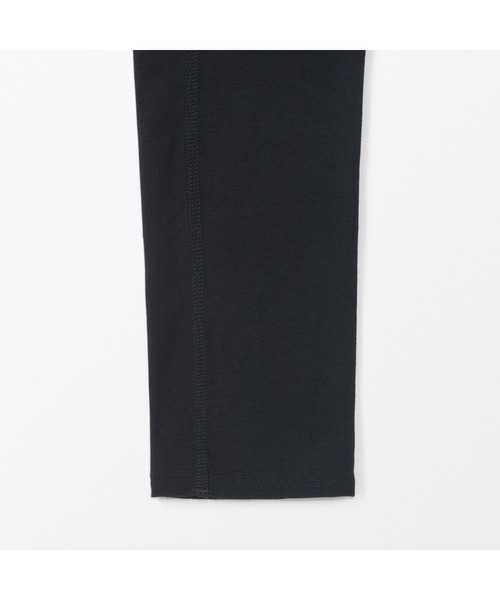 無印良品（ムジルシリョウヒン）の「キッズ　ストレッチ天竺編み　レギンス（十分丈）（レギンス/スパッツ・キッズ・ブラック・130/140/150）」の4枚目の写真
