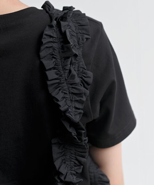 rps(アールピーエス)の「ナイロンアソートフリルBAG(ショルダーバッグ・レディース・アイボリー/ホワイト系その他4/ブラック系その他2/ブラック系その他3/ブラック・フリー)」の7枚目の写真