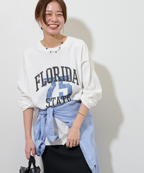 【セール】《追加》ルーズロゴロングTEE（Tシャツ/カットソー）｜JOURNAL STANDARD relume（ジャーナルスタンダード レリューム）