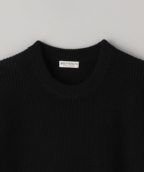 BEAUTY&YOUTH UNITED ARROWS(ビューティーアンドユースユナイテッドアローズ)の「クリスプ アゼ フォルム クルーネック ニット ‐ウォッシャブル‐(ニット/セーター・メンズ・ブラック/ロイヤルブルー/その他2/その他1/ライトグレー・XL/L/M/S)」の10枚目の写真