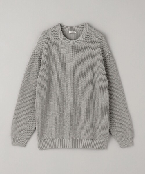 BEAUTY&YOUTH UNITED ARROWS(ビューティーアンドユースユナイテッドアローズ)の「クリスプ アゼ フォルム クルーネック ニット ‐ウォッシャブル‐(ニット/セーター・メンズ・ブラック/ロイヤルブルー/その他2/その他1/ライトグレー・XL/L/M/S)」の12枚目の写真