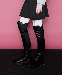 MAISON SPECIAL(]XyV)Vibram Stretch Thigh High Boots/VibramXgb`TCnCu[cyMAISON SPECIAL/]XyVz(u[c)