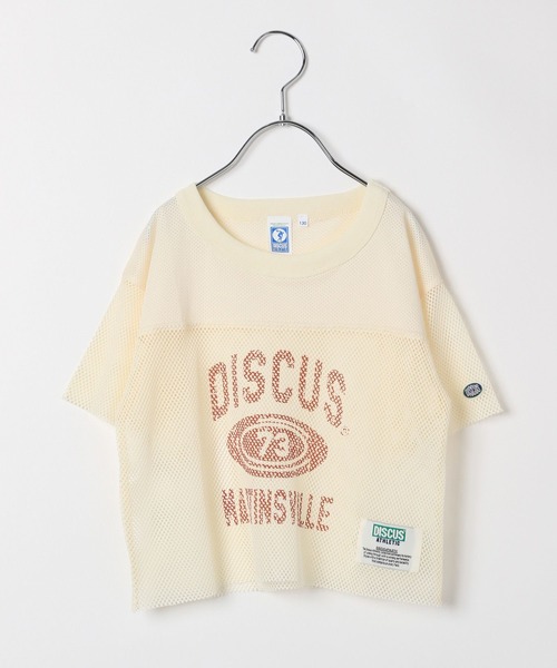 LEPSIM（レプシィム）の「【DISCUS／ディスカス】(KIDS)ロゴメッシュT　129361（Tシャツ/カットソー・レディース・グレイッシュベージュ/ブラック/ホワイト系その他/ネイビー・130）」の2枚目の写真