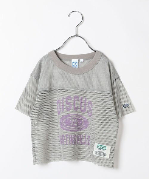 LEPSIM（レプシィム）の「【DISCUS／ディスカス】(KIDS)ロゴメッシュT　129361（Tシャツ/カットソー・レディース・グレイッシュベージュ/ブラック/ホワイト系その他/ネイビー・130）」の4枚目の写真