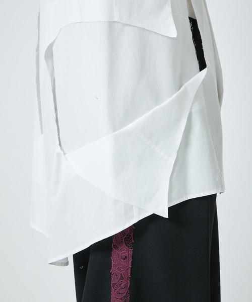 sulvam/サルバム】ブロークンオープンカラーシャツ（シャツ