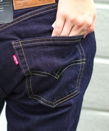 【LEVI'S/リーバイス】【脱ぎ履き楽々ジップフライ】505 レギュラーストレート ワンウォッシュ 濃紺 リンス 定番デニム