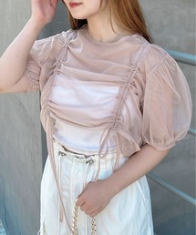 INGNI | チュールドロストトップス(シャツ/ブラウス)