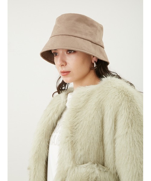 Mila Owen（ミラオーウェン）の「バケットハット（ハット・レディース・ブラック/ブラウン/ベージュ・FREE）」の4枚目の写真