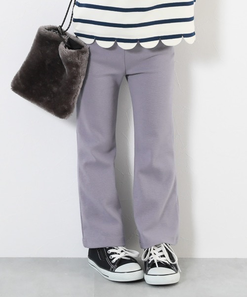 devirock(デビロック)の「ウルトラストレッチ セミフレアパンツ(やわらかタッチ)(その他パンツ・キッズ・ヘザーチャコール/グレー系1/ネイビー系1/ダークブラウン/ブラック/ブルー系6/パープル系5/ブルー系1・100cm/110cm/120cm/130cm/140cm/150cm/160cm)」の8枚目の写真