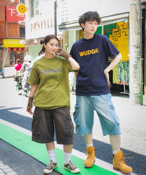 WudgeBoy（ワッジボーイ）の「Denim half cargo pants（その他パンツ・レディース・ブラック/ブルー・MEDIUM/LARGE）」の3枚目の写真