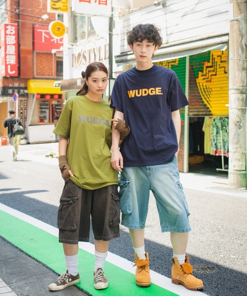 WudgeBoy（ワッジボーイ）の「Denim half cargo pants（その他パンツ・レディース・ブラック/ブルー・MEDIUM/LARGE）」の4枚目の写真