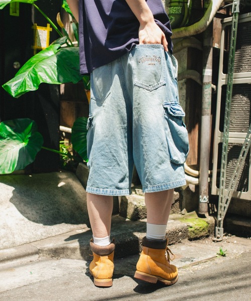 WV PROJECTのBroden Bermuda Denim Half Pants 全2色 ブルー（青）系 WV PROJECT(ダブリューブイプロジェクト) ハーフ