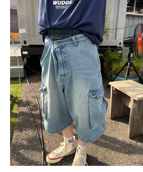セール】Denim half cargo pants（その他パンツ）｜WudgeBoy