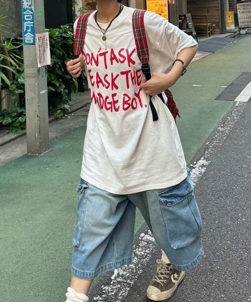 WudgeBoy（ワッジボーイ）の「Denim half cargo pants（その他パンツ・レディース・ブラック/ブルー・MEDIUM/LARGE）」の19枚目の写真