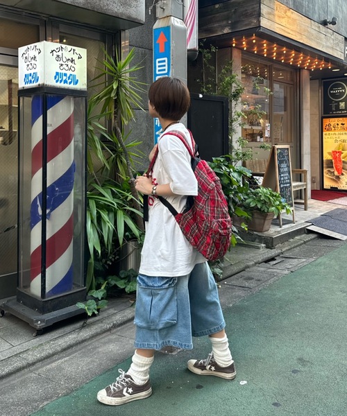 WudgeBoy（ワッジボーイ）の「Denim half cargo pants（その他パンツ・レディース・ブラック/ブルー・MEDIUM/LARGE）」の18枚目の写真