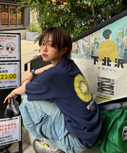 WudgeBoy（ワッジボーイ）の「Denim half cargo pants（その他パンツ・レディース・ブラック/ブルー・MEDIUM/LARGE）」の20枚目の写真