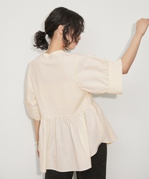 【再入荷・サステナブル・洗える・UVカット】バウンスカフスプルオーバー