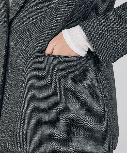 DES PRES(デ・プレ)の「ウールムリネ シングルブレストジャケット(テーラードジャケット・レディース・ブラック系その他・FREE)」の10枚目の写真