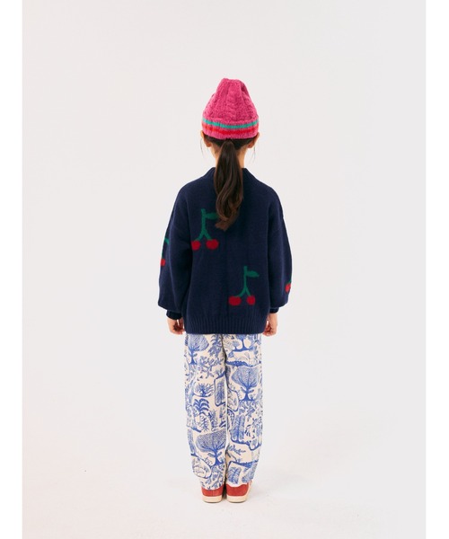 BOBO CHOSES（ボボショーズ）の「Bobo Cherry all over turtle neck jumper（ニット/セーター・キッズ・ネイビー・4-5YEAR/2-3YEAR/6-7YEAR）」の2枚目の写真