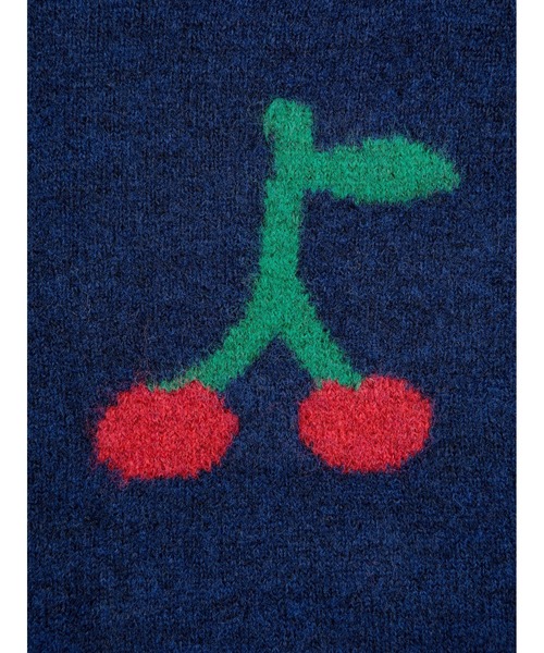 BOBO CHOSES（ボボショーズ）の「Bobo Cherry all over turtle neck jumper（ニット/セーター・キッズ・ネイビー・4-5YEAR/2-3YEAR/6-7YEAR）」の6枚目の写真