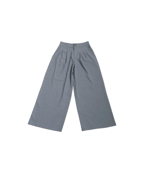 antiqua(アンティカ)の「ダブルタックワイドパンツ(その他パンツ・レディース・チャコールグレー/ブラック・ONESIZE)」の15枚目の写真