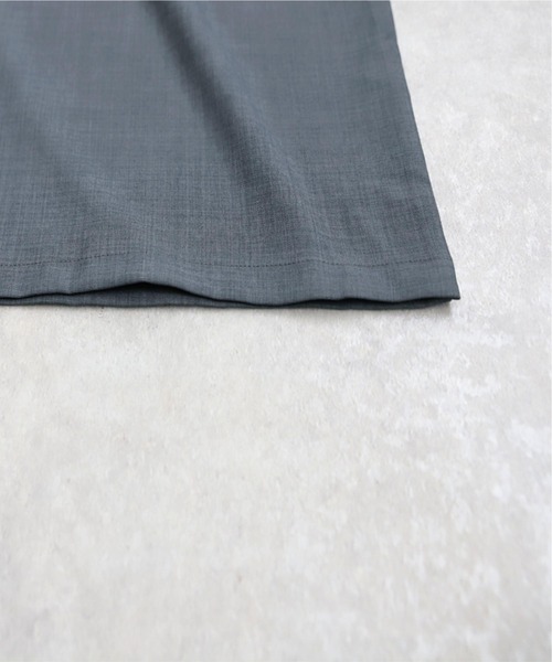 antiqua(アンティカ)の「ダブルタックワイドパンツ(その他パンツ・レディース・チャコールグレー/ブラック・ONESIZE)」の17枚目の写真