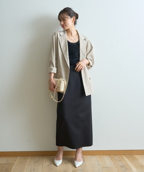 Rouge vif(ルージュヴィフ)の「モールニットタンクトップ(タンクトップ・レディース・アイボリー/ブラック・フリー)」の15枚目の写真