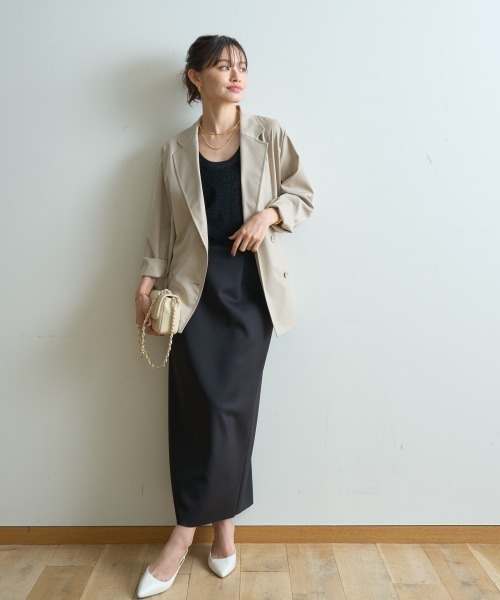 Rouge vif(ルージュヴィフ)の「モールニットタンクトップ(タンクトップ・レディース・アイボリー/ブラック・フリー)」の16枚目の写真