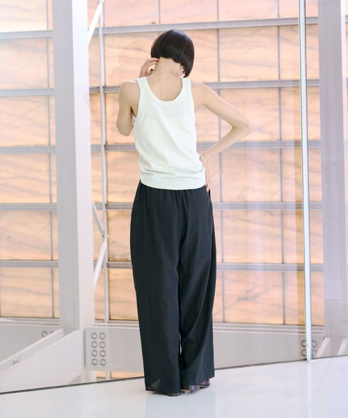 Rouge vif(ルージュヴィフ)の「モールニットタンクトップ(タンクトップ・レディース・アイボリー/ブラック・フリー)」の22枚目の写真