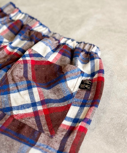 A BOND（アボンド）の「チェックボリュームパンツ/おとな（その他パンツ・レディース・ブラウン/グリーン/イエロー・160cm）」の6枚目の写真