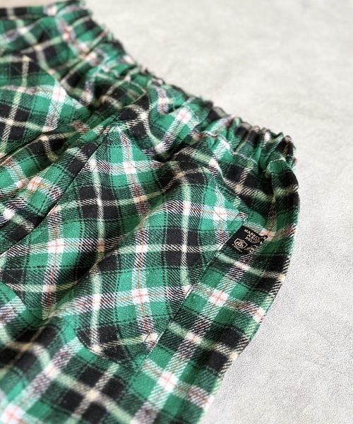 A BOND（アボンド）の「チェックボリュームパンツ/おとな（その他パンツ・レディース・ブラウン/グリーン/イエロー・160cm）」の5枚目の写真