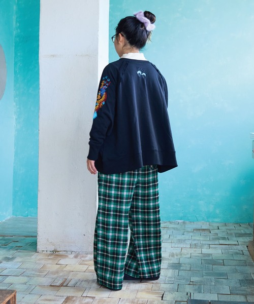 A BOND（アボンド）の「チェックボリュームパンツ/おとな（その他パンツ・レディース・ブラウン/グリーン/イエロー・160cm）」の13枚目の写真