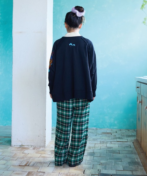 A BOND（アボンド）の「チェックボリュームパンツ/おとな（その他パンツ・レディース・ブラウン/グリーン/イエロー・160cm）」の14枚目の写真