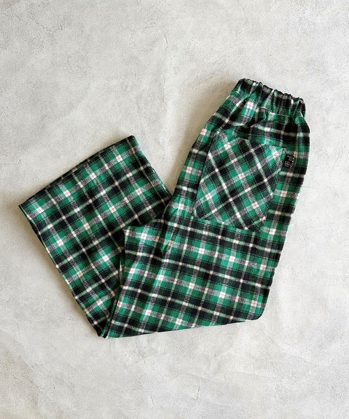 A BOND（アボンド）の「チェックボリュームパンツ/おとな（その他パンツ・レディース・ブラウン/グリーン/イエロー・160cm）」の10枚目の写真